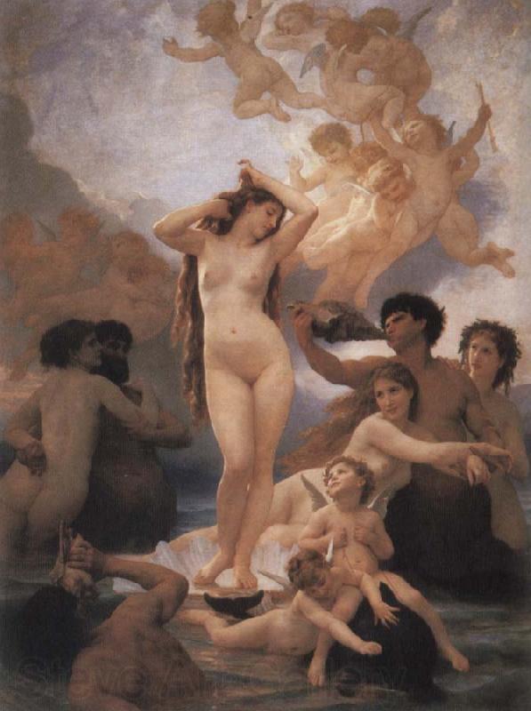 Adolphe William Bouguereau The Birth of Venus Germany oil painting art